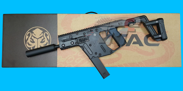 KRYTAC KRISS Vector AEG SMG with Mock Suppressor (Black) - Click Image to Close